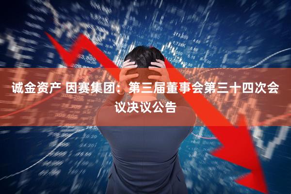 诚金资产 因赛集团：第三届董事会第三十四次会议决议公告